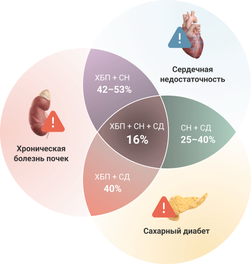 Cтадии кардиоренометаболического синдрома